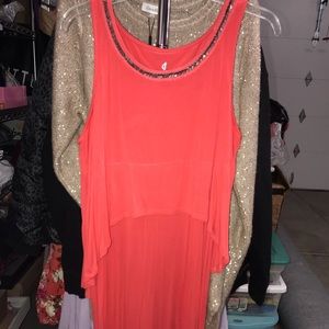 Juicy Couture Coral Mini Dress